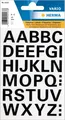 Produktbild: HERMA Buchstaben A-Z Sticker Aufkleber selbstklebend wetterfest schwarz 15m neu