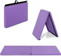 Produktbild: COSTWAY Weichbodenmatte Gymnastikmatte Yogamatte Klappmatte Turnmatte Fitnessmatte 2 Fach klappbar 180x60x4cm
