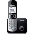 Produktbild: Panasonic KX-TG6811, DECT-Telefon, Freisprecheinrichtung, 120 Eintragungen, Anrufer-Identifikation, Schwarz - Schwarz