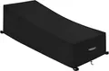 Produktbild: Dokon Schutzhülle Gartenliege 200x75x40/70cm Wasserdicht Winddicht UV Schwarz
