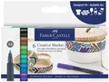 Produktbild: FABER-CASTELL Creative Marker 6er Etui 