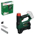 Produktbild: Bosch 18V System Akku-Tacker/Nagler AdvancedTacker 18V-25 (Leistungsstarkes 2-in-1-Klammern und Nageln; inkl. Klammern, Nägeln, Abstandshalter, Drahtführungskappe)