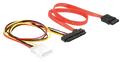 Produktbild: DELOCK 84230 - Kabel SATA 22pin > 7pin+4pin Power