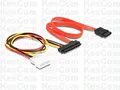 Produktbild: Delock 84230 SATA 22 Pin  auf 4 Pin Molex und SATA 7 Pin  Adapter 40cm
