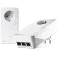 Produktbild: devolo Magic 2 LAN triple Powerline Starter Kit Powerline bis zu 2.400 Mbit/s, 3x Gigabit LAN pro Einheit