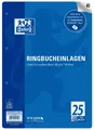 Produktbild: Oxford 400131468 Ringbucheinlage LIN25 - A4, liniert, 90g/qm, 4-fach gelocht, 50