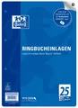 Produktbild: Ringbucheinlagen A4 liniert mit breitem, weißem Rand rechts, Lineatur 25, 50 ...