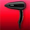 Produktbild: BaByliss 5344E Reisehaartrockner 2000W kompakt Föhn Schwarz, Travel Dry 2000