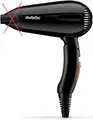Produktbild: BaByliss 5344E Haartrockner Travel Dry 2000 Watt Schwarz, kompakt & klappbar