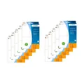 Produktbild: 10x 128 Stück Herma 2495 Haft-Etiketten GRÜN 52x82 mm, permanent klebend (np)