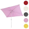 Produktbild: Sonnenschirm N23, Gartenschirm, 2x3m rechteckig neigbar, Polyester/Alu 4,5kg UV-Schutz 50+ ~ flieder