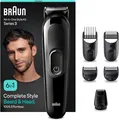 Produktbild: Braun MGK3420 Trimmer-Set , 6-in-1 Multigroom, Barttrimmer, Haarschneidemaschine