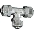 Produktbild: Riegler T-Verbinder, für Schlauch 12/10 mm, SW 17, Messing vernickelt