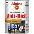 Produktbild: Metallschutz-lack Anti-rost 2,5 L Hellgrau Glänzend Metallack Schutzlack - Alpina