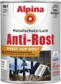 Produktbild: Alpina Metallschutz-Lack Anti-Rost 2,5 l weiß glänzend Metallack Schutzlack