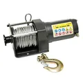 Produktbild: DEMA Offroad Seilwinde EW 2000 H, 12V, 15m Drahtseil, 1,8t Last, mit Fernbedienung, automatische Bremse, für Quads, ATVs, Geländewagen, inkl. Aufwickelhilfe