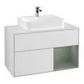 Produktbild: V&B Waschtischunterschrank Finion 100, Pl w m, Rg re Oli. m Lac, wh. m Lac