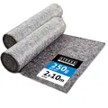 Produktbild: STROXX – Malervlies 2 x 10m mit 250g/m² – Abdeckvlies in Profi-Qualität mit PE Anti-Rutsch Beschichtung – extra starkes Schutzvlies – mehrfach verwendbar