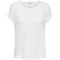 Produktbild: ONLY T-Shirt Damen T-Shirt 1er Pack Viskose (Packung, 1er Pack) weiß S (36)