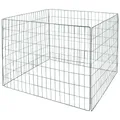Produktbild: Komposter Metall Kompost Metallkomposter Kompostbehälter Kompostgitter 90 x 90 x 70 cm grün Garten Gitter Kompost Kompostierer V2Aox