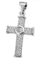 Produktbild: Firetti Kettenanhänger Schmuck Geschenk Silber 925 Halsschmuck Anhänger Kreuz, mit Zirkonia (synth)