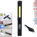 Produktbild: KS Tools Werkstattlampe Alu Inspektionslampe Akku COB LED + UV + Laserpointer