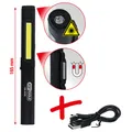 Produktbild: KS Tools - LED COB Stripe Inspektionslampe 350 Lumen mit UV-Spot LED und Laserpo