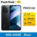 Produktbild: 【Weltpremiere】POCO C85 Global Version Smartphone 128/256 GB Helio G81-Ultra 6000 mAh Akku 6,9-Zoll-Display 50 MP Kamera 33 W NFC