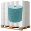 Produktbild: zetPutz Polytex®-Rolle Naßwischtuch, blau 11165-00 , 1⁄2 Palette = 27 Pakete = 27 Rollen