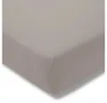 Produktbild: Estella Spannbettlaken Estella Fein-Jersey Spannbettlaken 100/220 kiesel