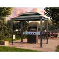 Produktbild: TOOLPORT BBQ 2,75x1,8 m Grillpavillon mit Stahldach - (300218)