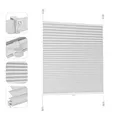 Produktbild: Sekey Plissee ohne Bohren Verdunkelung, Fenster Plissee Klemmfix Jalousie 40 cm breit, Verspannt Blickdicht Sonnenschutz Fensterollo, 40x150cm, Weiß