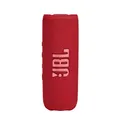 Produktbild: JBL Flip 6 Red Bluetooth Lautsprecher - Portabler, Wasserdichter Speaker mit sat
