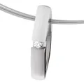 Produktbild: Ernstes Design Anhänger AN567 aus Edelstahl massiv mit Brillant 0.065 ct. tw/si