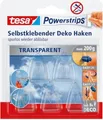 Produktbild: tesa 58900 Powerstrips DECO Haken SMALL Transparent Inhalt: 15 St. (58900-00500-03)