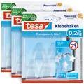 Produktbild: tesa Powerstrips DECO Haken SMALL 3er Pack für Glas Spiegel bis 200g NEU