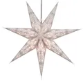 Produktbild: Faltbarer Advents Leucht Papierstern, Weihnachtsstern 60 cm - Menora 7 nature