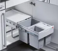 Produktbild: Hailo Einbaumülleimer Hailo Mülleimer Küche Einbau ab 40cm Schrank Mülltrennung Abfalleimer, siehe Beschreibung