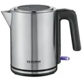 Produktbild: Severin Wasserkocher WK3489, 1 l, 2400 W schwarz|silberfarben
