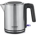 Produktbild: Severin Wasserkocher WK 3489, silber, 1 Liter, 2400 Watt, mit Edelstahlgehäuse