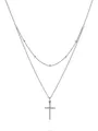 Produktbild: CHRIST Silberkette CHRIST Damen-Kette 925er Silber, recycelt Kreuz