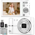 Produktbild: Digitalkamera 50MP 1080P FHD Fotokamera mit Autofokus 16X Digitalzoom Fotoapp...