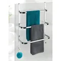 Produktbild: Wenko Handtuchhalter Irpinia 3 Handtuchstangen Stahl 54,5 x 77,5 x 21,5 cm Chrom