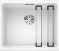 Produktbild: Blanco Etagon 500-U Silgranit weiß m.Zub. 2 x ETAGON-Schiene aus Edelstahl, Ablaufgarnitur m