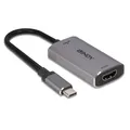 Produktbild: Adapter - LINDY USB Typ C auf HDMI 8K60 Konverter, Grau