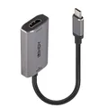 Produktbild: 4002888433273 Lindy 43327 Videokabel-Adapter 0,11 m USB Typ-C HDMI Schwarz, Grau