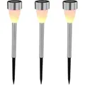 Produktbild: GLOBO 33576-3, Edelstahl, Kunststoff, III, IP44, LED, 0,06 W, 3.2 V - Weiß
