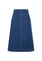 Produktbild: Mavi Damen MIDI Woven Skirt Rock, Dark Indigo, M