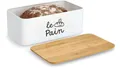 Produktbild: Zeller Present Brotkasten, Bambus, Stahl, (1-tlg), Französischen Charme