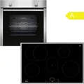 Produktbild: Neff Backofen Set Induktion Edelstahl Schwarz 60cm B1DCA0AN0 T58SHF1L0